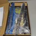 Mounting Dream TV Wall Mount for Most 37-75 Inch TVs, Universal Tilt TV Mount Fit 16", 18", 24" Stud with Loading Capacity 132lbs, Max Vesa 600 x 400mm, Low Profile Flat Wall Mount TV Bracket (Black)