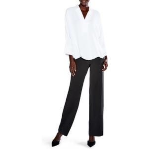 NIC+ZOE Women's Work It Wide-Leg Trouser (2, Black Onyx)