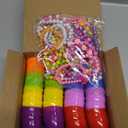 SpringFlower 24 Pcs Kids Bracelets for Girls, Colorful Beaded Bracelet, Toddler Bracelets, Party Favor for Kids, Party Favors Supplies, Easter Christmas Birthday Gift for Toddler Girls