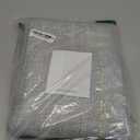 jinchan Curtains Linen Textured Casual Weave Curtain for Living Room 96 Inches Long Grommet Top Light Filtering Window Drapes Panels for Bedroom Heathered Light Grey 2 Panels Curtains, 50"W x 96"L (Pack of 2)