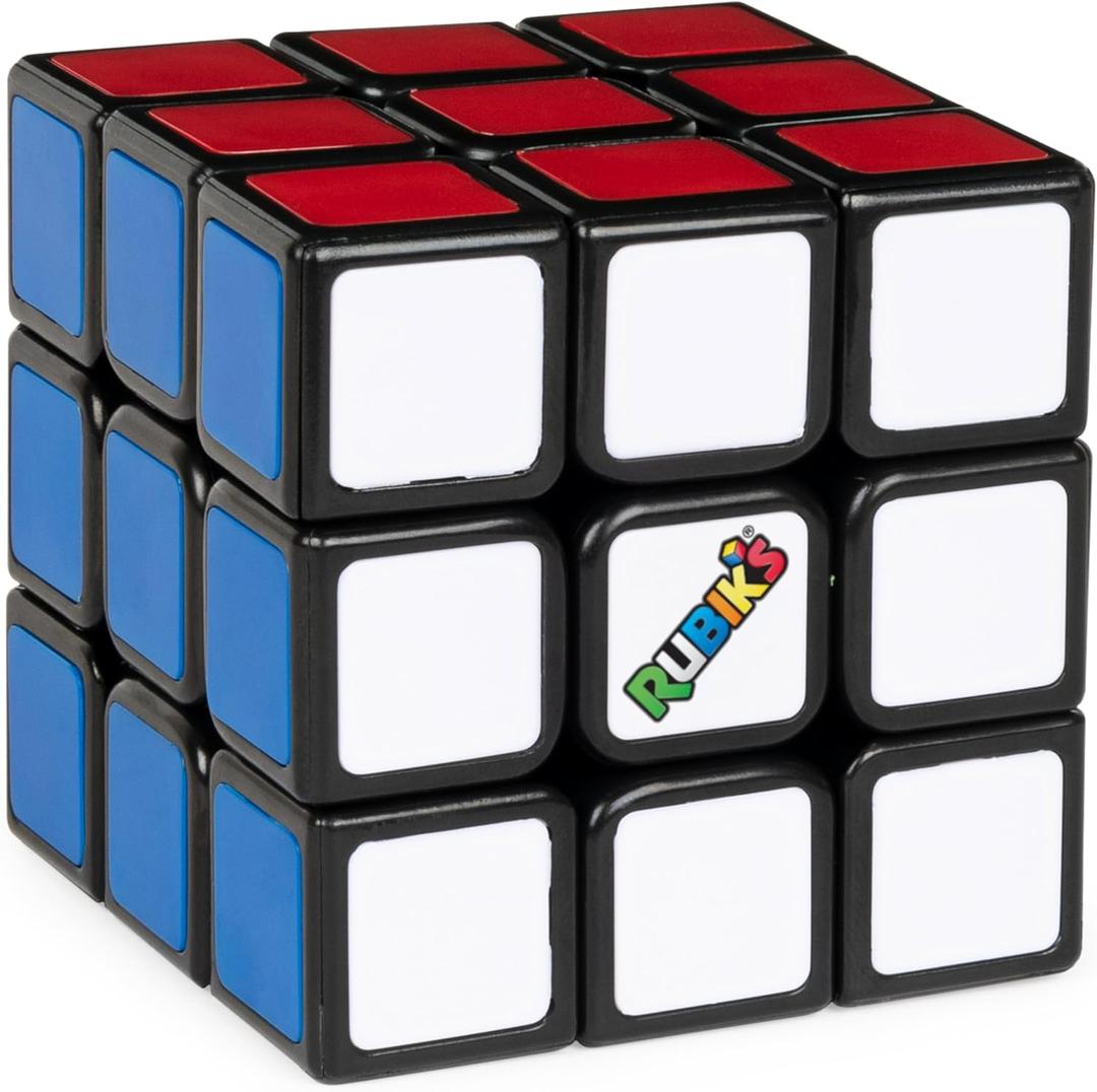 Rubik's Cube, The Original 3x3 Cube, Problem-Solving Brain Teaser, Color-Matching Puzzle, Fidget Toy, Sensory Puzzle, for Ages 8 & Up