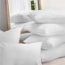 Hotel Collection Bulk Pillows King Size (20x40) 12 Pack | 60% Cotton-40%Polyester Cover | Down Alternative Pillows in Bulk for Sleeping | Medium Density Bed Pillows for Luxury Hotels, Resorts