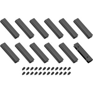 uxcell Belt Buckle End Tips, Rectangle Webbing Zipper Tips Clip Buckles with Screws for DIY Sewing Crafts Purse Belt Repair