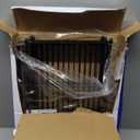 Geesta 2/3/4-Tier Upgraded Collapsible Cooling Rack with Adjustable 3 Setting Design Stackable Roasting Cooking Drying Wire Cooling Rack for Cookies Baking Gifts for Women (Black)