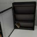 11x16 Shadow Box Frame with Light, Memorial Display Case with Shelves and Top Platform, Large Deep Shadow Box for Pet Memorial and Dog Keepsakes, Hanging Rope and Wall-Mountable, Black