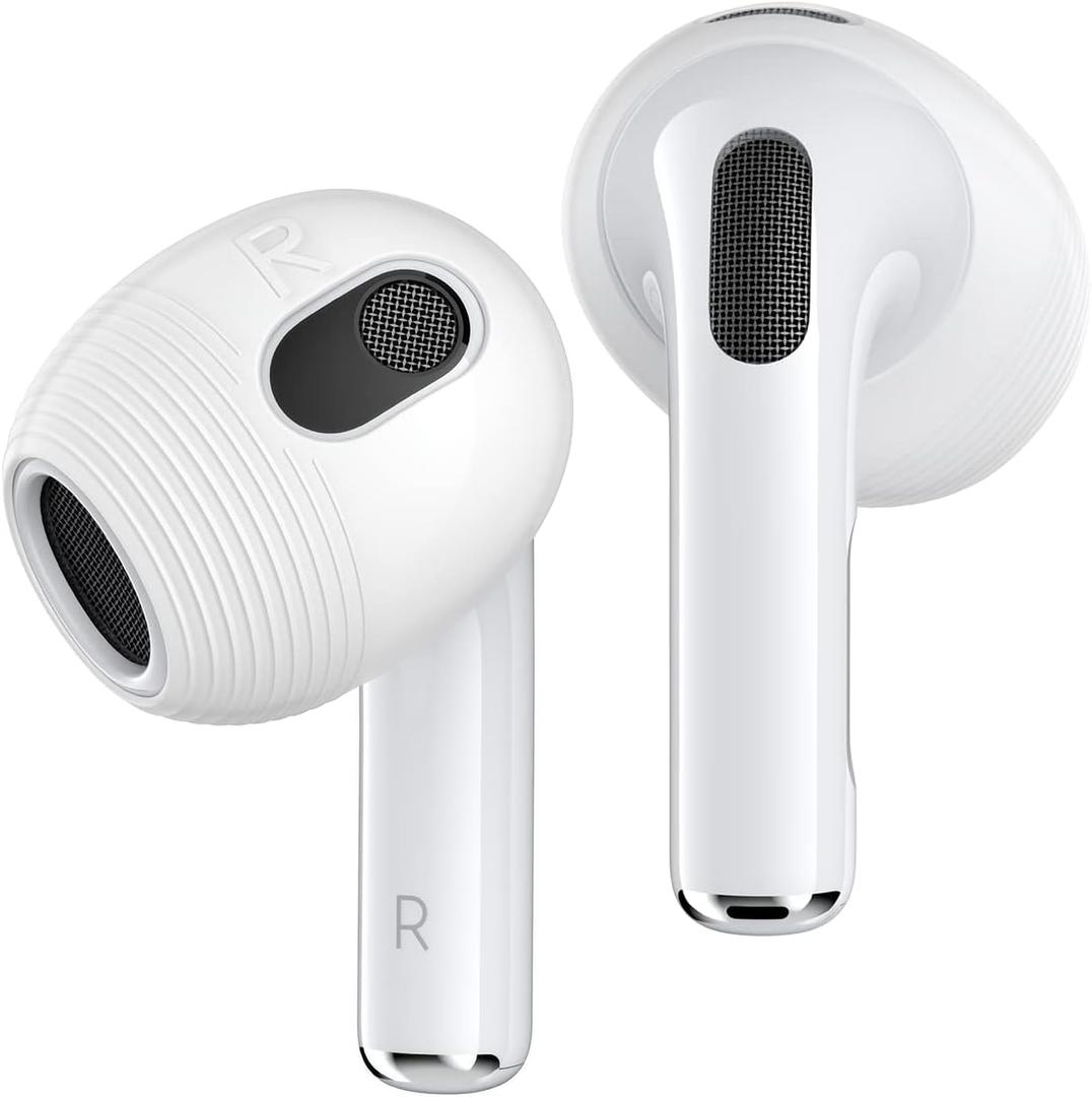 Gcioii 3 Pairs Ear Tips Covers for AirPods 3 [Fit in Case] Anti Slip Silicone Sport Ear Tips,Anti Scratches Accessories Compatible with Apple AirPods 3rd Generation (Translucent)