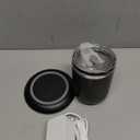 Self Stirring Coffee Mug - Dual Function Temperature Control Mug for Stirring & Heating- Smart Heated Mug for Coffee with Airtight Lid, Extra Stirring Pill & Charger- Electric Coffee Cup in a Gift Box