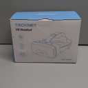 TECKNET VR Headset for Phone, Virtual Reality Headsets with HD 110FOV Anti-Blue Light Lenses & Adjustable Gears, 3D VR Headset for Kids Compatible iPhone Samsung Android 4.7-7.2" - Black