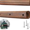 Wooden Handle Replacement, Green Egg Accessories, Compatible with X-Large and XX-Large Sizes, Includes Screws. (9" Walnut)