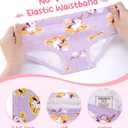 Girls and Toddlers 100% Cotton Underwear Tagless Soft Panties Size 2-3T,4-5T,6,8,10,12 (6-Pack)
