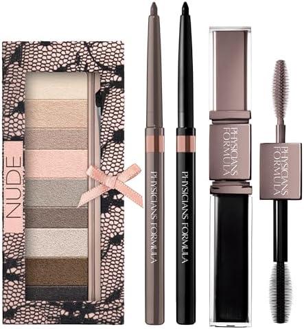 Physicians Formula Shimmer Strips Custom Eye Enhancing Kit with Eyeshadow, Eyeliner & Mascara, Nude