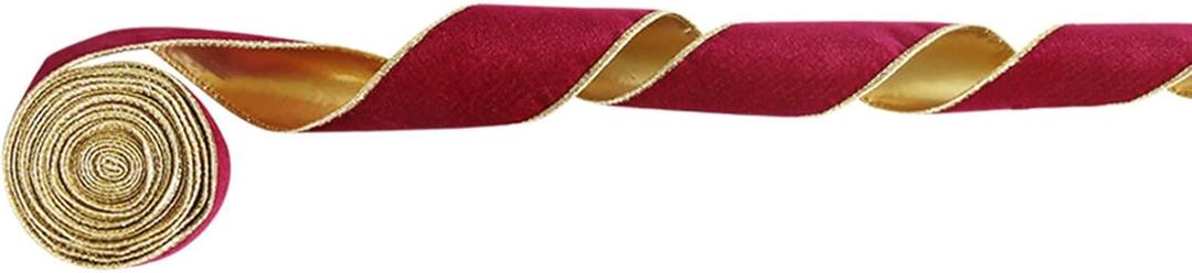 7 pieces Of Red Velvet ribbon (Different Lengths)