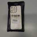 for iPhone 15 Pro Max Case with Finger Strap Holder, Cute Cool Butterfly Print Pattern Design for Women Men, Shockproof Anti Scratch Hand Kickstand Protective Cover, White