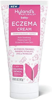 Hyland's Baby Eczema Cream, Rich Soothing Moisturizer for Eczema Prone Skin, With Colloidal Oatmeal, 5 ounce