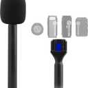 Stand for Magnet Handheld Mic Mount Hollyland LARK M2(Not for M2S) M1 MAX C1 150 Wireless Lavalier Microphone Interview Handle Mic Adapter
