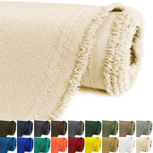 Waterproof Canvas Fabric by The Yard 58inch 600D Upholstery Material Cordura Polyester Fabric Outdoor Water Resistant Fabric for Sewing Chair Patio Cushion Purse Bag Interior, 3 Yard Ivory Waterproof Canvas Fabric by The Yard 58inch 600D Upholstery Material Cordura Polyester Fabric Outdoor Water Resistant Fabric for Sewing Chair Patio Cushion Purse Bag Interior, 3 Yard Ivory