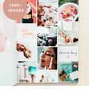Lamare Vision Board Book - 1000+ Aesthetic Vision Board Images & Motivational Quotes, Vision Board Supplies, Vision Board Kit, Collage Book for Manifestation, Self Care & Goal Setting, 6 X 8 X 0.2 Inches