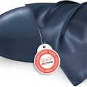 Bedsure Satin Pillowcases, Similar to Silk Pillow Cases Queen Size Set of 2, Pillow Case for Sleeping Women with Envelope Closure, Gifts for Women Men, Blue, 20x30 Inches, 2pcs