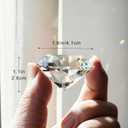 Pack of 10 Crystal Diamond Jewel Home Decor, Wedding Table Decoration, Glass Paperweight 40mm (1.6in)