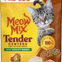 Meow Mix Tender Centers Vitality Bursts, Salmon & Turkey Flavor, Dry Cat Food, 14.2 lb. Bag | Two Texture Kibble with Vitality Bursts, Meaty Center Surrounded by a Crunchy Outer Layer, Complete and Balanced Nutrition, EXP: 04/26/27
