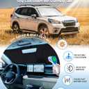 Sun Shade for Forester Windshield Sunshade Custom Fit 2014 2015 2016 2017 2018 Subaru Forester Accessories Front Window Cover Retractable Sun Visor Protector Keep Interior Cool UV Blocker