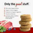 Stella & Chewy's Freeze-Dried Raw Dinner Patties - Dandy Lamb Recipe - High Protein Grain-Free Puppy & Dog Food - Perfect For Picky Eaters - 25 oz (EXP 10/01/26)