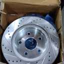 A-Premium 12.91 inch(328 mm) Rear Drilled and Slotted Disc Brake Rotors + Ceramic Pads Kit Compatible with Select Dodge, Chrysler, Volkswagen and Ram Models - Grand Caravan, Town & Country, Journey, 2 Packs