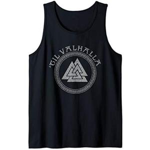 Til Valhalla Nordic Viking Warrior Norse Viking Tank Top Large