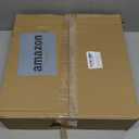 Goldenwarm Double Front Door Lock Set, Oil Rubbed Bronze Double Door Handle with Dummy, Double Front Door Hardware Set with Reversible Handle Lever