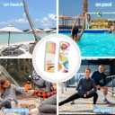 2 Pack Watercolor Cute Cocktails Fruit Drinks Beach Towel Microfiber Thin Lightweight Quick Dry Oversized Swim Towels Beach Accessories Cruise Vacation Necessities for Bath Pool Travel 32x71 inch