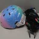 Color Gradient Kids Bike Helmet and Pads Adjustable Helmet for Kids Protective Gear Set with Elbow Knee Pads Wrist Guards for Cycling Bicycle (Small: 20.1"-21.2"/51-54cm)