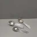 Darware Portion Control Serving Spoons Set (6pc)  Stainless Steel 1/4, 1/3, 1/2 Cup Sizes  Solid & Slotted Kitchen Utensils for Meal Prep, Cooking & Healthy Eating