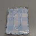 Bow 1st Birthday High Chair Banner Blue Gingham Embroidered ONE Garland with Bows for One Sweet Boy First Birthday Decorations (Blue)