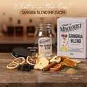 Sangria Cocktail Infusion Kit Mason Jar Alcohol Infuser with Dehydrated Dried Fruits and Herb Alcohol Infusion Kit for Drink Mixes, Serves 8-16 Drinks, Birthday Gifts for Women and Men (EXP 11/24/27)