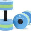 Aquatic Exercise Dumbbells - Set of 2 for Water Aerobics Fitness and Pool Exercises