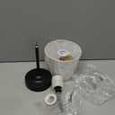 Kakanuo Cordless Table Lamp Rechargeable Black - 1 Pack 4000mAH Battery Operated Lamp for Decor, 3000K Stepless Dimming Touch Control Wireless Lamp for Bedroom, Dining Table, Kitchen, Living Room