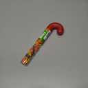 REESE'S PIECES Peanut Butter in a Crunchy Shell, Christmas Candy Plastic Cane, 1.4 oz (EXP 06/01/26)