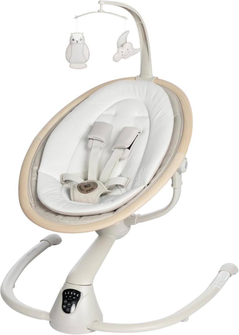 Maxi-Cosi Cassia Electric Baby Swing with Music - Classic Oat