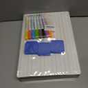 12PCS Dry Erase Boards,9"x12" Double Sided Small Whiteboards with Lines,Students,Education Teacher Classroom,Mini Portable Drawing Learning Lapboards with Colors Pens and Erasers.