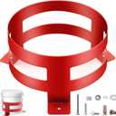 Kritkin 2 Pcs 5 Gallon Bucket Holder 11.6 x 6.5 Inch Red Bucket Holder Mount for RV, Truck, Cart