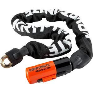 Kryptonite Evolution Mini Bike Chain Lock, 3 Feet Long 10mm Steel Chain Heavy Duty Anti-Theft Sold Secure Gold Bicycle Chain Lock with Keys for Bike, Motorcycle, Scooter, Bicycle, Door, Gate, Fence