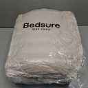 Bedsure Boho Tufted Queen Comforter Set - Beige Boho Bedding Comforter Sets, 3 Pieces Farmhouse Shabby Chic Embroidery Bed Set, Soft Fluffy Cozy Arch Pattern Comforter for All Seasons