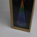 9FT Smart Christmas Cone Tree App Control DIY Color Changing Prelit LED Outdoor Christmas Tree Decorations Light Show, Waterproof Magical Large Xmas Tree with RemoteTimer for Yard Outside