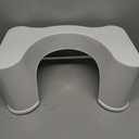 Squatty Potty The Original Bathroom Toilet Stool Height, White, 9 Inch (Pack of 1)