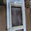 [Petoasis] Dog Door for Sliding Glass Door,Upgrade Magnetic 3 Flap Extreme Weather Doggy Door,Fit 76-3/8" ~ 80-5/8" Sliding Door Dog Door Insert,Pet Door for Sliding Glass Door Insert(M)