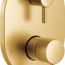 Moen Align Brushed Gold M-CORE 3-Series 2-Handle Shower Trim with Integrated Transfer Valve, Valve Required, UT3290BG