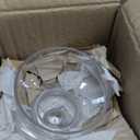 Clear Glass Apothecary Jars, Candy Jar with Lid, Elegant Decorative Jars for Wedding and Party (Height: 14", Diameter: 4")