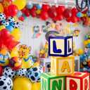 Honoson 4 Pcs Land Balloon Boxes, Cartoon Balloon Boxes Inspired Theme Birthday Party Decor for Shower Supplies Party Favor