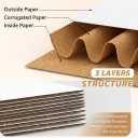 EXYGLO 40 Pack 11x6x6 Shipping Boxes for Small Business, White Corrugated Cardboard Box for Packaging, Moving, Mailing, and Storing