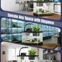Pawfly 2 Gallon Fish Tank, Small Aquarium Kit, Betta Fish Tank Starter Kit with 6 W LED Light, 65 GPH Filter, Siphon Vacuum Water Changer & Basket, Aquarium for Betta, Shrim, or Small Fishes